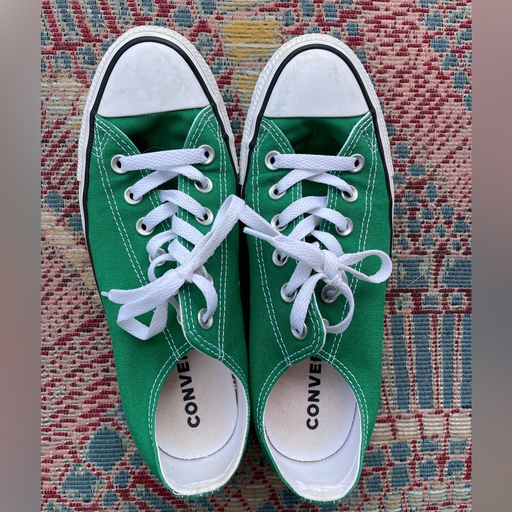 Converse All-Star green sneakers size 9